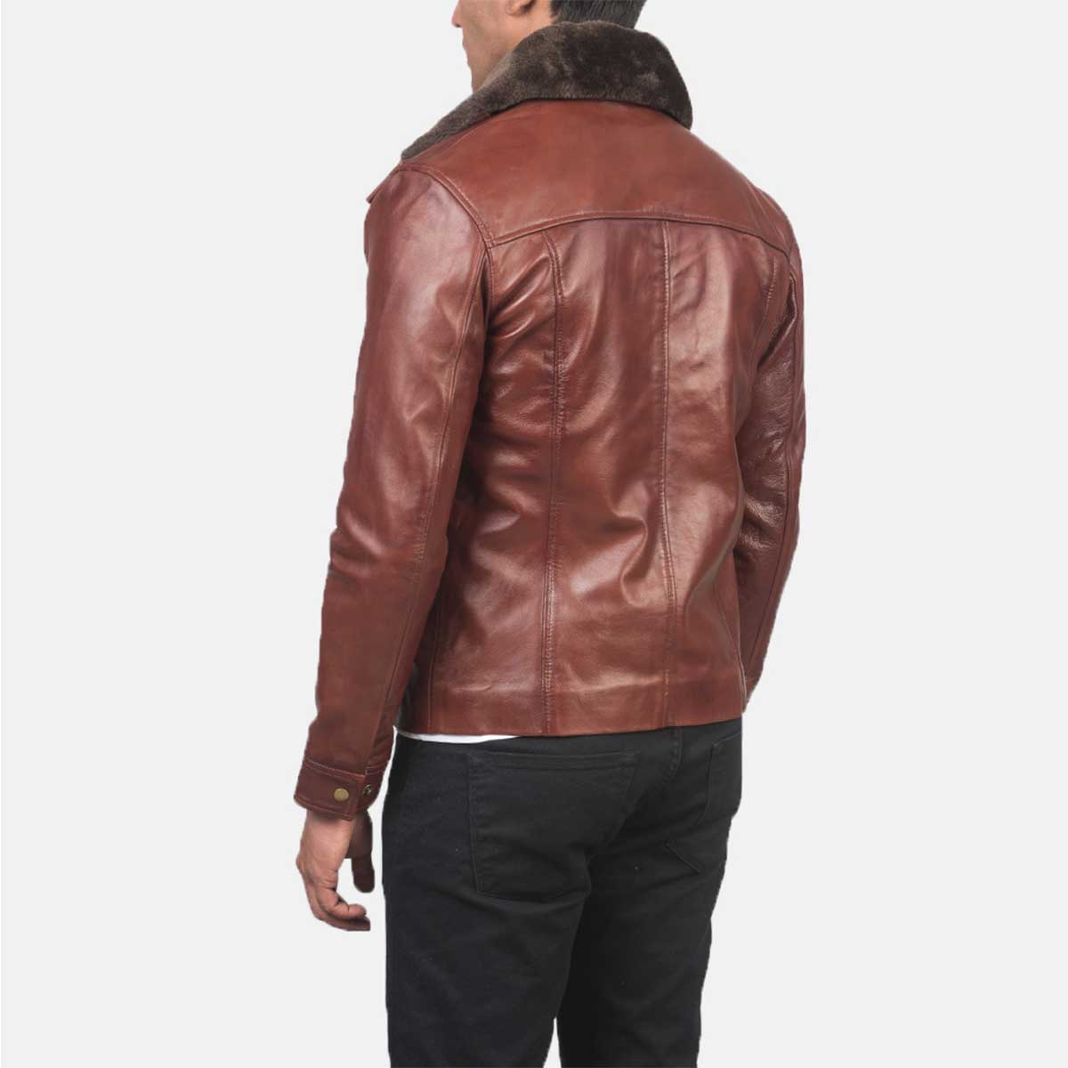 Hart Fur Evan Brown Leather Jacket - The Vintage Leather