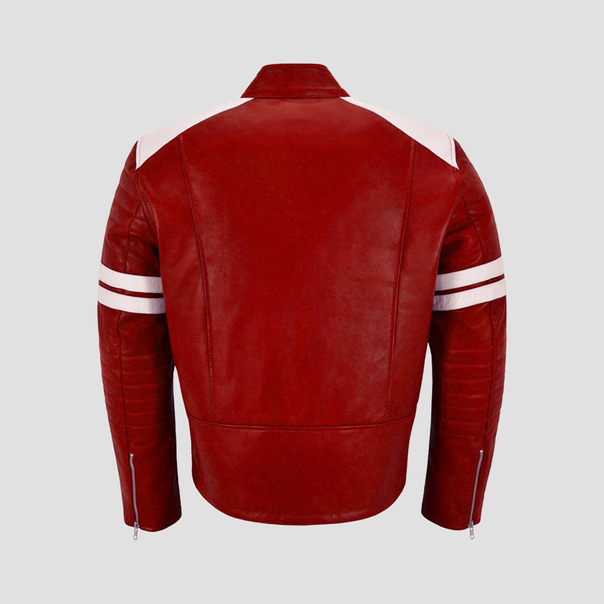 Usaleatherfactory Men's Vintage Racer Leather Jacket